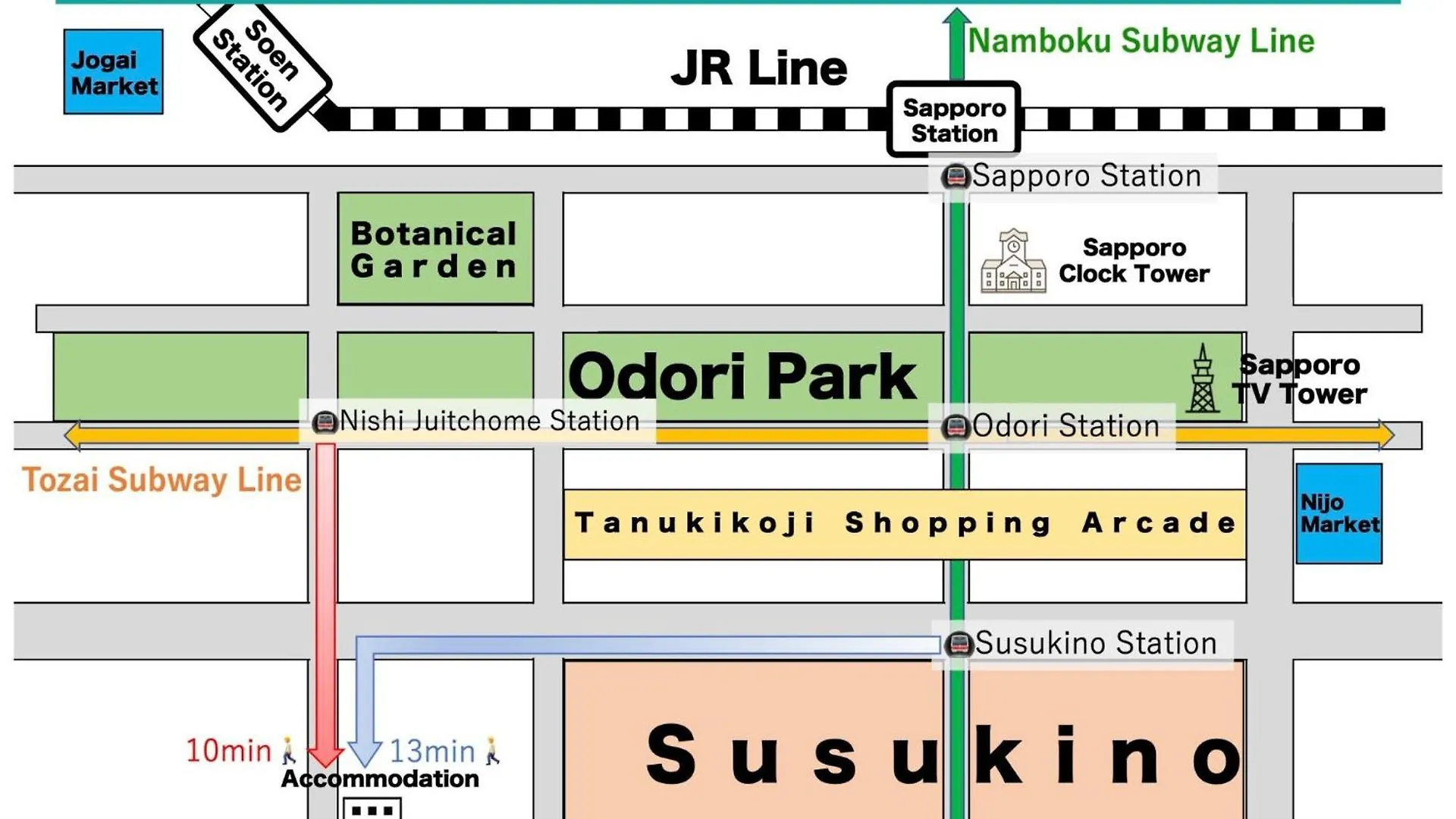Endless Mitsui Minami 5Jo II - Vacation Stay 18342 Sapporo Apartment